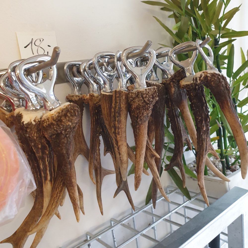 Flaschenöffner aus Geweihresten